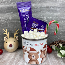 Load image into Gallery viewer, Personalised Festive Friends Enamel Mug