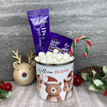 Load image into Gallery viewer, Personalised Festive Friends Enamel Mug