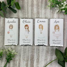 Load image into Gallery viewer, Flower Girl Gift Personalised Mini Chocolate Bar