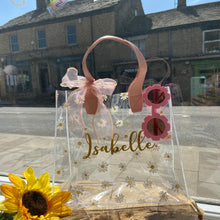Load image into Gallery viewer, Personalised Daisy Flower Girl Gift Bag
