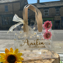 Load image into Gallery viewer, Personalised Daisy Flower Girl Gift Bag