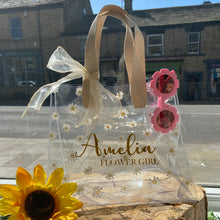 Load image into Gallery viewer, Personalised Daisy Flower Girl Gift Bag