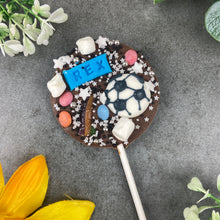 Load image into Gallery viewer, Personalised Football Chocolate Lollipop-The Persnickety Co