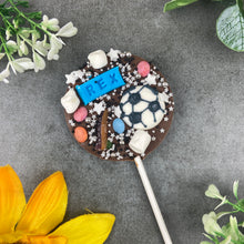 Load image into Gallery viewer, Personalised Football Chocolate Lollipop