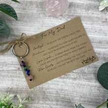 Load image into Gallery viewer, FOR MY DAD Keyring-The Persnickety Co