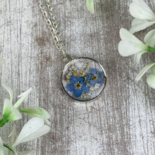 Load image into Gallery viewer, Forget Me Not Pendant Necklace, Always Loved, Never Forgotten