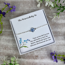 Load image into Gallery viewer, Forget Me Not Chain Bracelet-The Persnickety Co