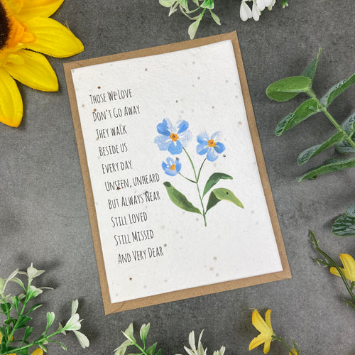 Forget Me Not Plantable Seed Card-The Persnickety Co