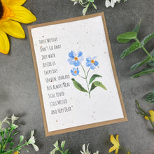 Load image into Gallery viewer, Forget Me Not Plantable Seed Card