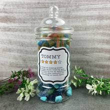 Load image into Gallery viewer, Star Rating Personalised Sweet Jar