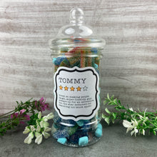 Load image into Gallery viewer, Star Rating Personalised Sweet Jar