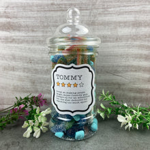 Load image into Gallery viewer, Star Rating Personalised Sweet Jar