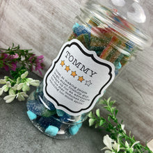 Load image into Gallery viewer, Star Rating Personalised Sweet Jar