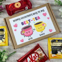 Load image into Gallery viewer, Galentine's Day Best-Tea Personalised Tea and Biscuit Box