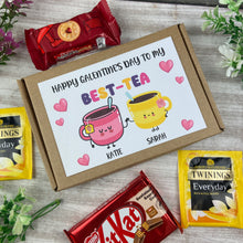 Load image into Gallery viewer, Galentine's Day Best-Tea Personalised Tea and Biscuit Box