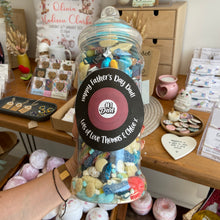 Load image into Gallery viewer, Giant Personalised  Sweet Jar - The Ultimate Father’s Day Treat for the No.1 Dad 🍬