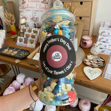 Load image into Gallery viewer, Giant Personalised  Sweet Jar - The Ultimate Father’s Day Treat for the No.1 Dad 🍬