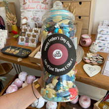 Load image into Gallery viewer, Giant Personalised  Sweet Jar - The Ultimate Father’s Day Treat for the No.1 Dad 🍬
