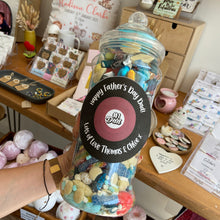 Load image into Gallery viewer, Giant Personalised  Sweet Jar - The Ultimate Father’s Day Treat for the No.1 Dad 🍬