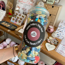 Load image into Gallery viewer, Giant Personalised  Sweet Jar - The Ultimate Father’s Day Treat for the No.1 Dad 🍬