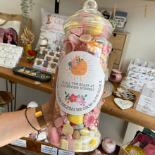 Load image into Gallery viewer, Giant Personalised  Sweet Jar - Thank You Gift for Nursery Staff / Teachers ๐