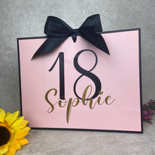 Load image into Gallery viewer, Personalised Birthday Gift Bag - Pink