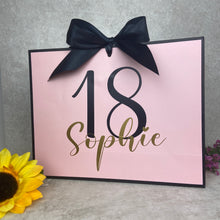 Load image into Gallery viewer, Personalised Birthday Gift Bag - Pink