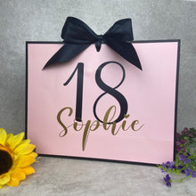 Load image into Gallery viewer, Personalised Birthday Gift Bag - Pink