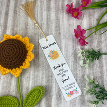 Load image into Gallery viewer, Thank You For Helping Me Grow Personalised Teacher Bookmark