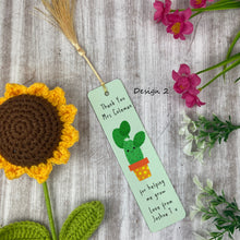 Load image into Gallery viewer, Thank You For Helping Me Grow Personalised Teacher Bookmark