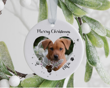 Load image into Gallery viewer, Personalised Dog Christmas Decoration-The Persnickety Co