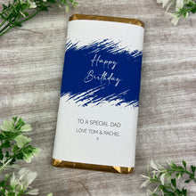 Load image into Gallery viewer, Personalised Birthday Chocolate Bar