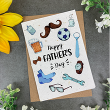 Load image into Gallery viewer, Happy Father's Day - Plantable Father's Day Card