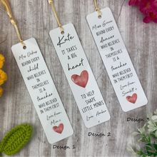 Load image into Gallery viewer, Heartfelt Personalised Teacher Bookmark-The Persnickety Co