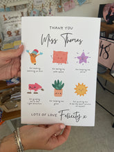 Load image into Gallery viewer, Personalised “Thank You, Teacher” A4 Print – Pay What You Can Afford!