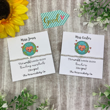 Load image into Gallery viewer, Personalised Teacher Bracelet