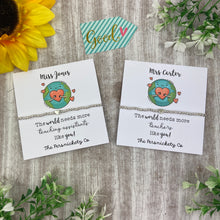 Load image into Gallery viewer, Personalised Teacher Bracelet