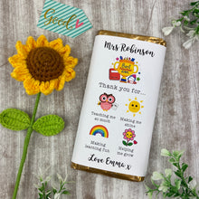 Load image into Gallery viewer, Personalised  Chocolate Bar Thank You For...