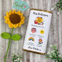 Load image into Gallery viewer, Personalised  Chocolate Bar Thank You For...