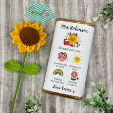 Load image into Gallery viewer, Personalised  Chocolate Bar Thank You For...