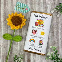 Load image into Gallery viewer, Personalised  Chocolate Bar Thank You For...