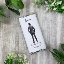 Load image into Gallery viewer, Personalised Page Boy Gift Mini Chocolate Bar