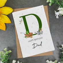 Load image into Gallery viewer, Happy Birthday Personalised Plantable Seed Card