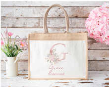 Load image into Gallery viewer, Personalised Initial Bridesmaid Bag-The Persnickety Co
