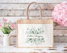 Load image into Gallery viewer, Personalised Jute Shopping Bag
