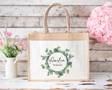 Load image into Gallery viewer, Personalised Jute Bridesmaid Bag-The Persnickety Co