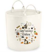 Load image into Gallery viewer, Halloween Trug Basket