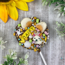 Load image into Gallery viewer, Easter Personalised Belgian Chocolate Lollipop