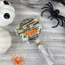 Load image into Gallery viewer, Personalised Belgium Chocolate Halloween Mummy Lollipop