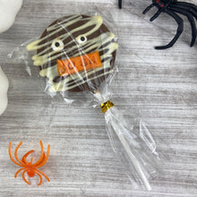 Load image into Gallery viewer, Personalised Belgium Chocolate Halloween Mummy Lollipop